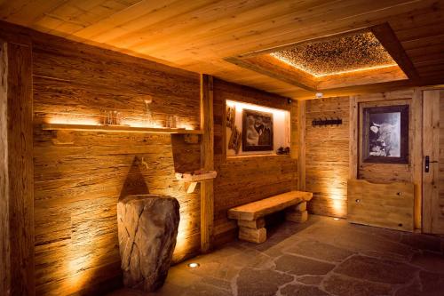 Koupelna v ubytování Hotel Madrisajoch