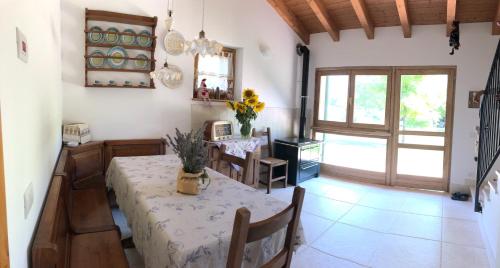Posezení v ubytování “Al Campo”