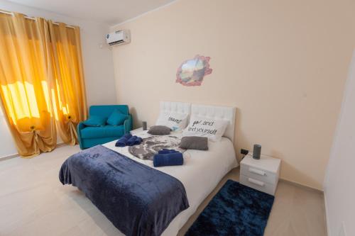 Postel nebo postele na pokoji v ubytování B&B Epipoli