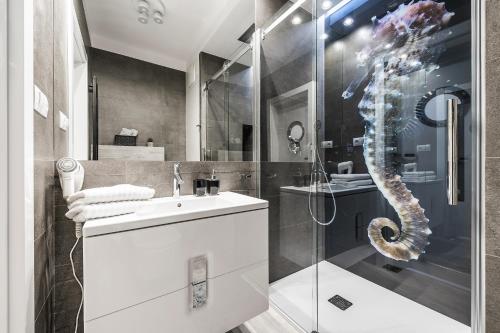 Kúpeľňa v ubytovaní Elegancki Sopot