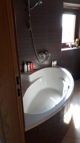 Koupelna v ubytování Villa Macini