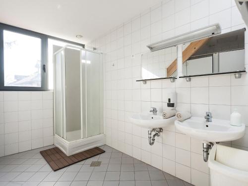 Koupelna v ubytování Hostel Situla