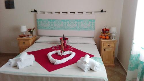Cama o camas de una habitación en Meravisola Costa Rei