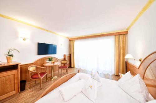 TV a/nebo společenská místnost v ubytování Hotel Sonnenburg