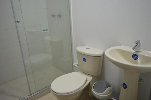Ванная комната в Hotel Gran Palacio