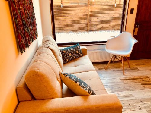 Posezení v ubytování DT Loft