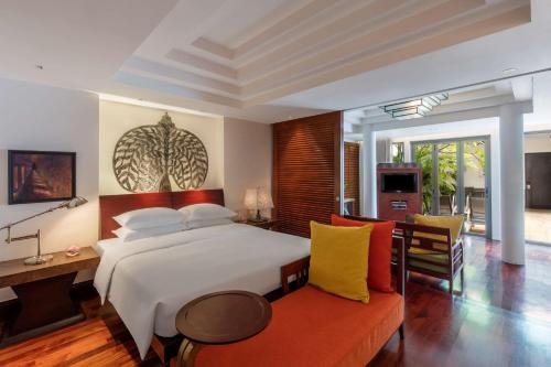 Ліжко або ліжка в номері Park Hyatt Siem Reap