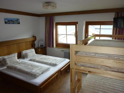 Postel nebo postele na pokoji v ubytování Pension zu Hause