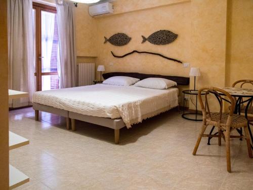 A bed or beds in a room at Il Sestante