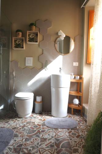 Koupelna v ubytování Be Ortigia