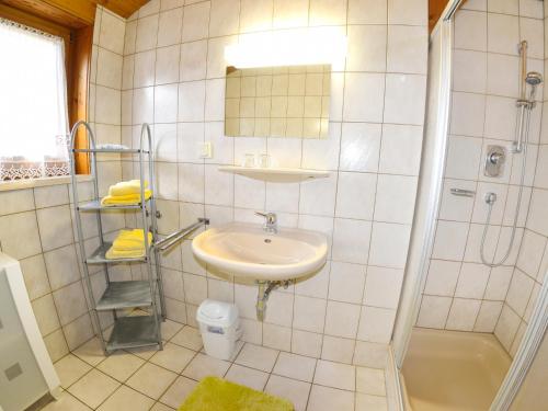 Koupelna v ubytování Erlebnisbauernhof Urak