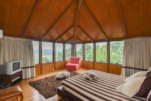 Posezení v ubytování Quinta De Abol De Baixo