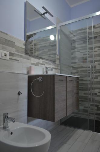 Koupelna v ubytování Albizia, casevacanza