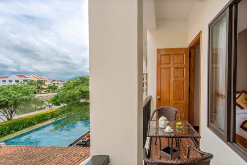 Balkon oz. terasa v nastanitvi Hoi An Vi Khoa Villa