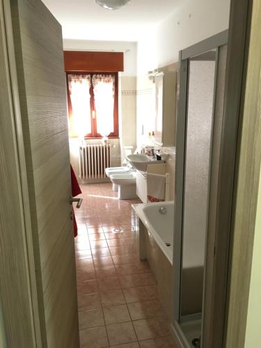 Koupelna v ubytování La Terrazza di Gino