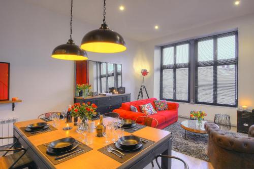 Zona d'estar a Academy's Loft