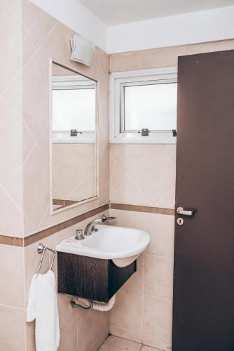 Koupelna v ubytování Hotel Solano