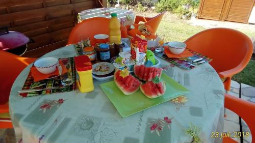 Nourriture dans la villa ou à proximité