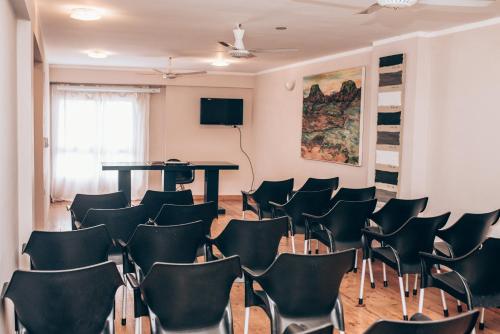 TV a/nebo společenská místnost v ubytování Hotel Solano