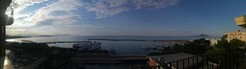 a view of a body of water with boats in it at Guest House Domus Cicerone in Formia