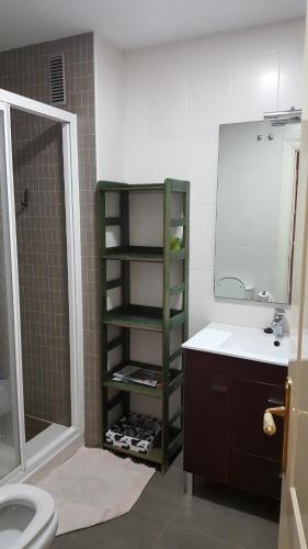 Koupelna v ubytování Gran Vía flat
