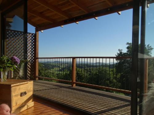 Μπαλκόνι ή βεράντα στο Gite colombe des bois