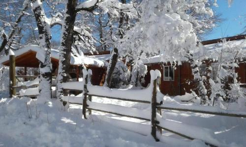Cabañas Kalinaw en invierno