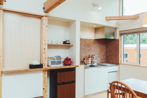 Una cocina o cocineta en PICA Fujiyama