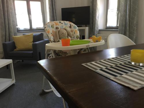 Ruang duduk di Stadthaus Rosengasse