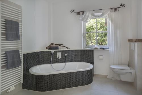 Koupelna v ubytování Ferienwohnung Chiemsee