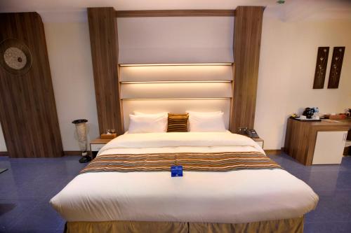
Кровать или кровати в номере Haffa House Hotel
