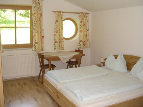 Postel nebo postele na pokoji v ubytování Haus Söllner