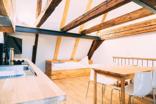 Cucina o angolo cottura di Amtshaus Gut Hügle Boutique Apartments