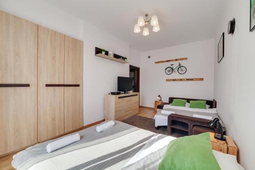 Posteľ alebo postele v izbe v ubytovaní Dream Loft Rajska