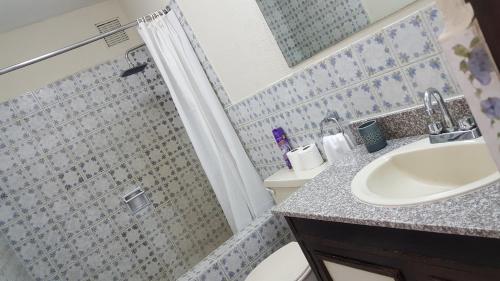 Bilik mandi di Apartment business/airport area Guatemala City