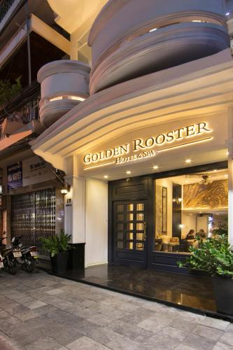 a lobby of a golden rooster hotel at Golden Rooster Hotel in Hanoi