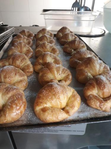 a tray of pastries sitting on a table at Kuko Hotel - Adults Only in Oronoz-Mugaire