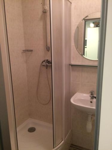 Koupelna v ubytování Apartmán Brno Jelenice