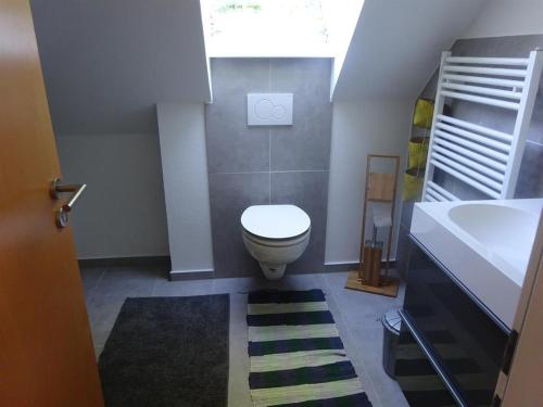 Koupelna v ubytování Ferienwohnung Haus am Barg