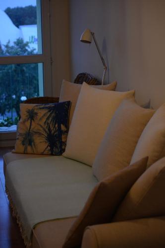 Postel nebo postele na pokoji v ubytování Green View Apartment Wodny Park Tychy i saunaria