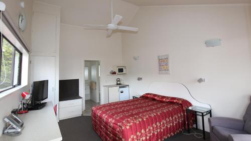 Ένα ή περισσότερα κρεβάτια σε δωμάτιο στο Bk's Counties Motor Lodge