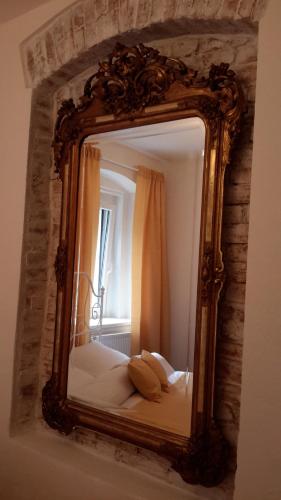 Postel nebo postele na pokoji v ubytování B&B À la montagne