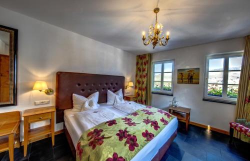 Ένα ή περισσότερα κρεβάτια σε δωμάτιο στο Villa Beilstein