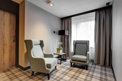 Un lugar para sentarse en Hotel Wojciech