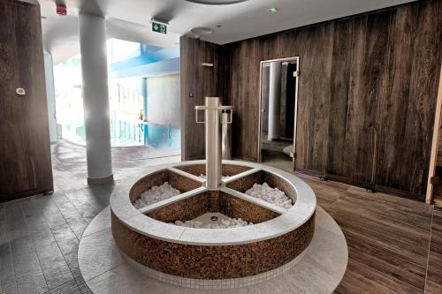 Kúpeľňa v ubytovaní Hotel Wojciech