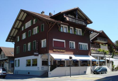Hotel Bahnhof during the winter