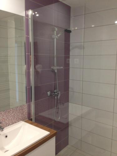 Kylpyhuone majoituspaikassa ALOE Apartman
