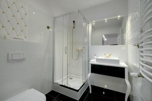 Ένα μπάνιο στο Zamkowa15 Apartments
