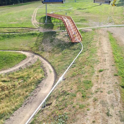 Zona de juegos infantil en Chata Lesní