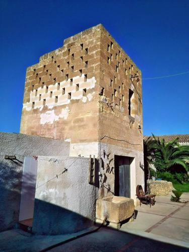 El edificio en el que está el bed and breakfast